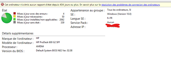 Serveur WSUS